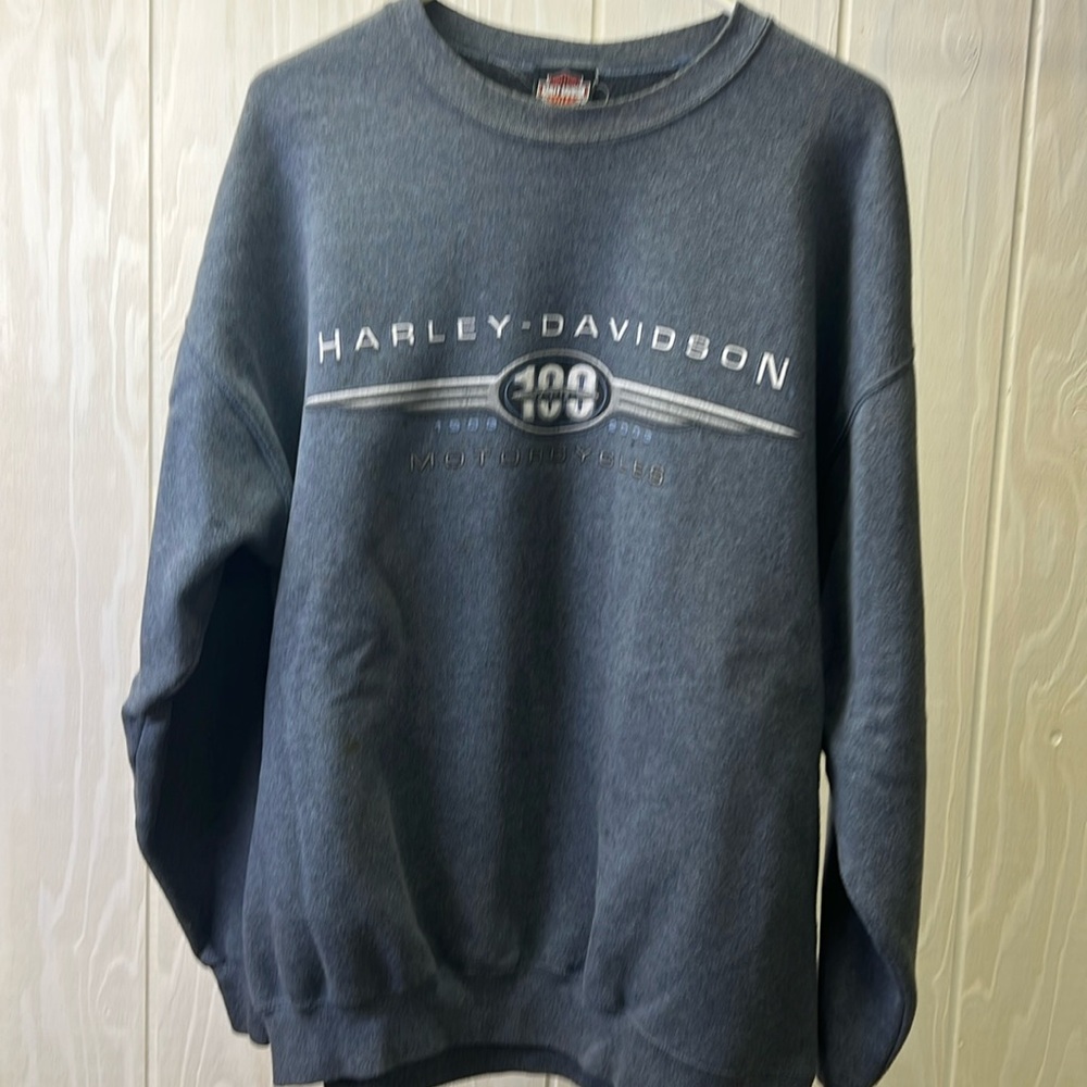 XL Vintage Harley Davidson sweatshirt with character.